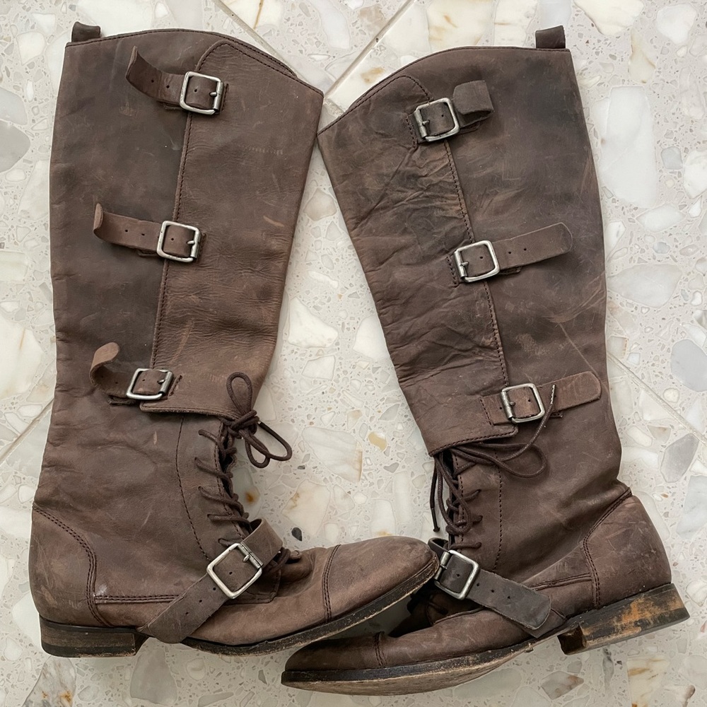 All Saints Leather Boots 40